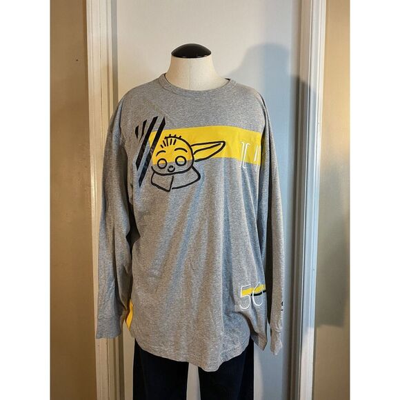 Disney Other - Disney Grogu/Yoda Star Wars Mandalorian Long Sleeve 50 Year Anniversary‎ Large